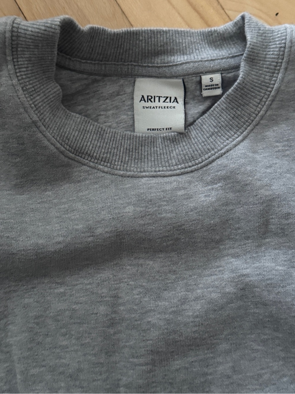 Aritzia Men’s Heather Gray Crewneck Sweatfleece